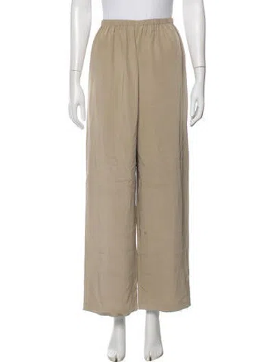 Pre-owned Peter Cohen Silk Skirt Suit In Neutrals