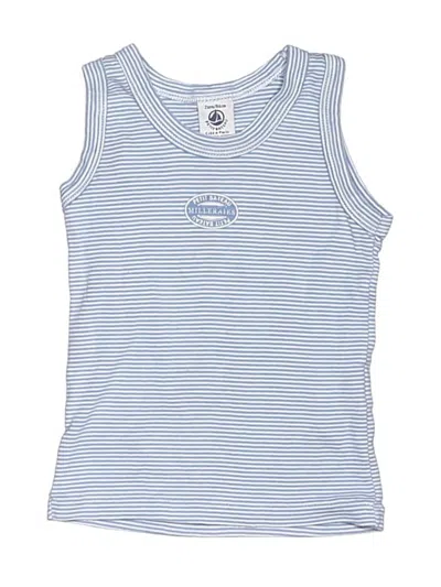 Pre-owned Petit Bateau Kids' Sleeveless T-shirt In Blue