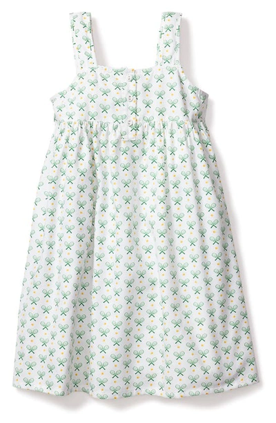 Petite Plume Kids' Print Sleeveless Nightgown In Match Point