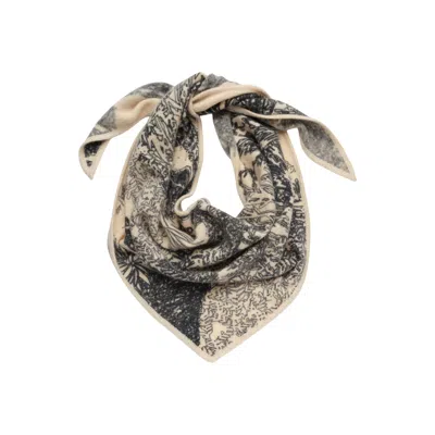 Petrusse Women's Cashmere Triangle Scarf - Maya Black