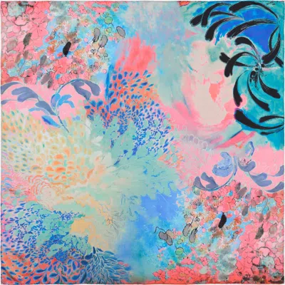 Petrusse Women's Silk Square Scarf - Yseult Orange