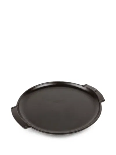 Peugeot Handled-round Pizza Tray In Black