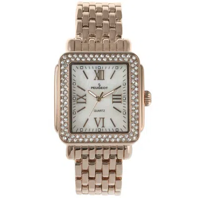 Peugeot Panther Square Tank Bracelet Watch- 36x30mm In Rose Gold
