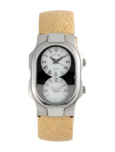 Pre-owned Philip Stein Teslar Watch In Multicolor
