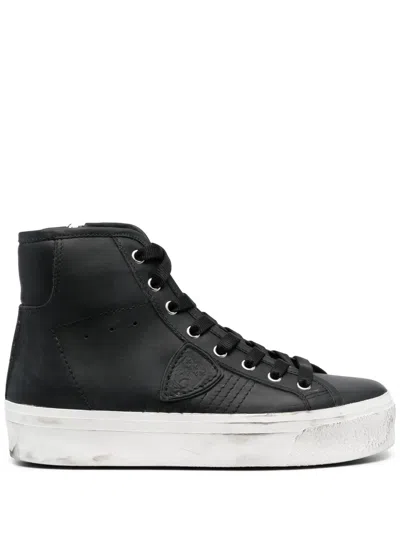 Philippe Model Paris Haute High-top Sneakers In Black