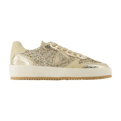 Philippe Model Paris Stylish Footwear In Silver