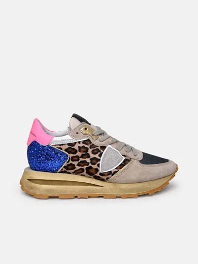 Philippe Model Tropez 2.1 Sneakers In Multicolor Technical Fabric Blend
