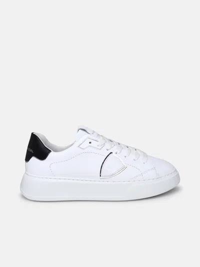 Philippe Model White Temple Low Sneakers