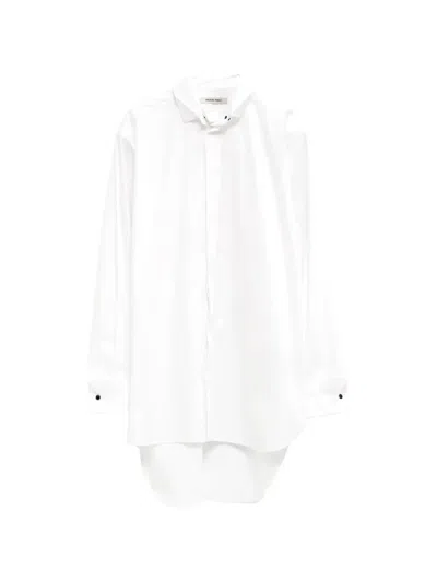 Phoebe Philo Custom Tux Shirt In White