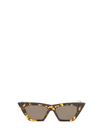 Phoebe Philo Sunglasses Featuring Peak Frame Made From Tortoiseshell-effect Acetate. Dark Lenses Wit In Pink