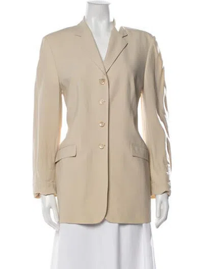 Pre-owned Piazza Sempione Wool Blazer In Neutrals