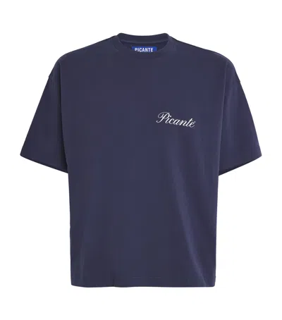 Picante Organic Cotton Tailor Logo T-shirt In Black