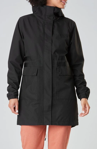 Picture Organic Clothing Geraldeen Water Repellent Hooded Jacket In Black
