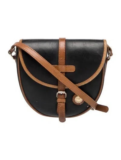 Pre-owned Pierre Balmain Leather Crossbody Bag In Brown