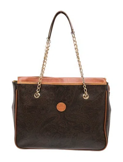 Pre-owned Pierre Balmain Shoulder Bag Vintage In Brown