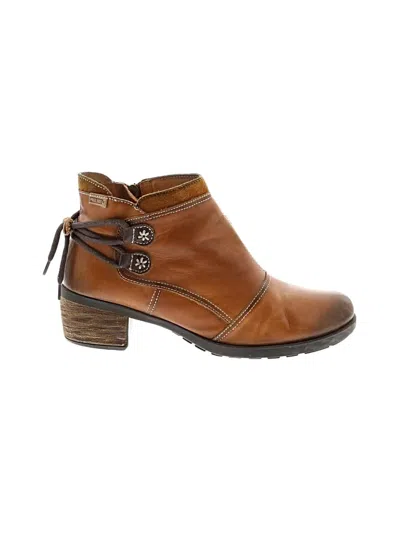 Pre-owned Pikolinos Ankle Boots In Brown