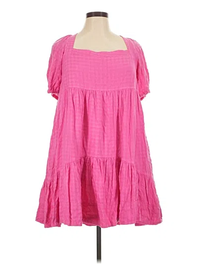 Pre-owned Pilcro Casual Dress In Pink
