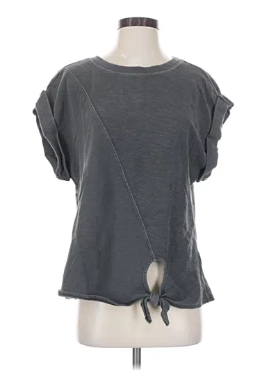 Pre-owned Pilcro Short Sleeve T-shirt In Gray