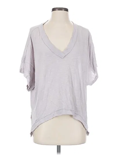 Pre-owned Pilcro Short Sleeve T-shirt In Gray