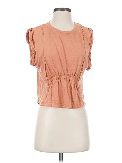 Pre-owned Pilcro Sleeveless T-shirt In Tan