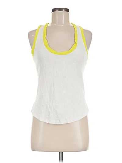 Pre-owned Pilcro Tank Top White Halter Neckline Tops
