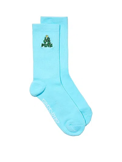 Pink 1-pack Crew Socks In Blue