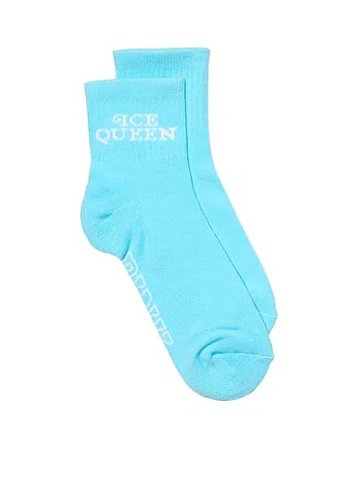 Pink 1-pack Quarter Socks In Blue