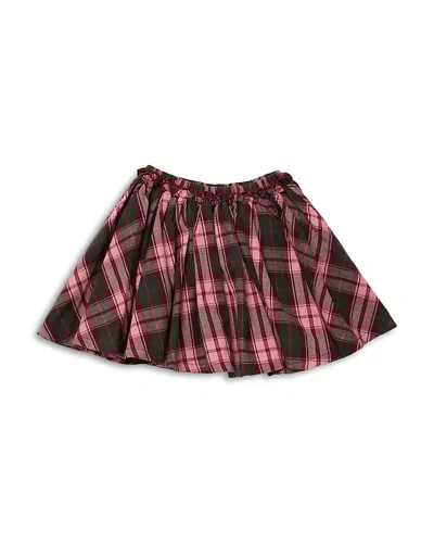 Pink Chicken Girls' Gianna Tartan Flannel Cotton Skirt - Little Kid In Pink