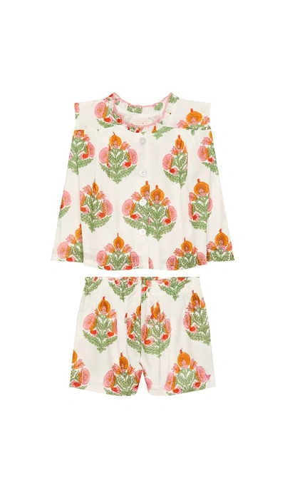 Pink Chicken Girls Misha 2-piece Set In Pink Bellflower