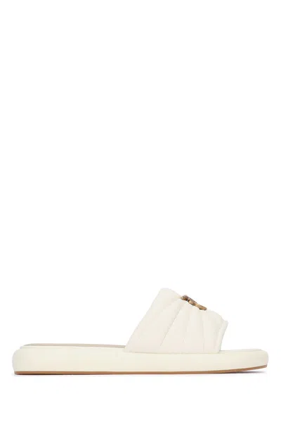 Pinko Fiona 03 Rubber Slippers For Women In White