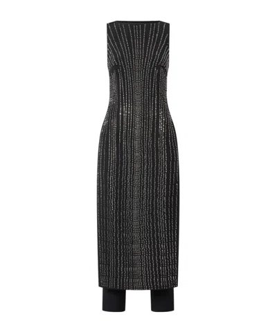 Pinko Strapless Jumpsuit In Black