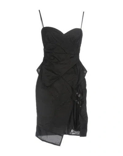 Pinko Uniqueness Woman Mini Dress Black Size 6 Polyamide