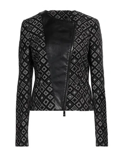 Pinko Woman Blazer Black Size 8 Polyester, Acrylic