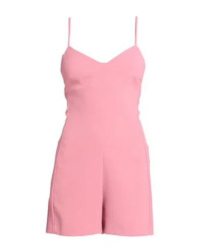 Pinko Woman Jumpsuit Pastel Pink Size 4 Polyester, Elastane