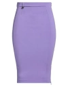 Pinko Woman Midi Skirt Purple Size 4 Viscose, Polyamide, Elastane