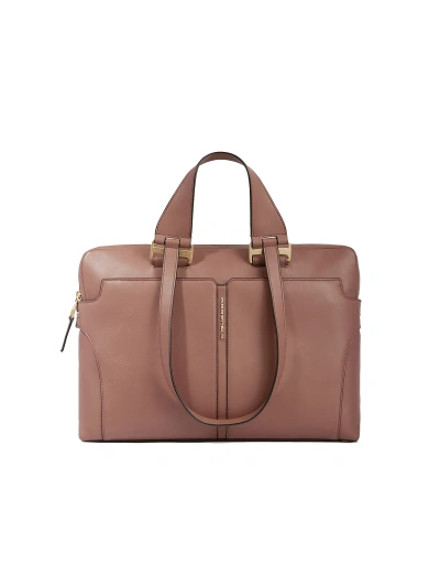 Piquadro Designer Handbags Women's Beige Bag In Brown