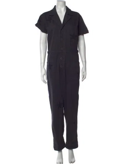 Pre-owned Pistola Graphic Print Jumpsuit In Black
