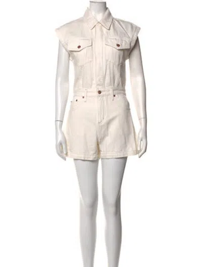 Pre-owned Pistola Romper In Neutrals