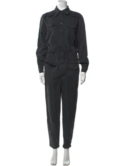 Pre-owned Pixie Market Jumpsuit In Grey