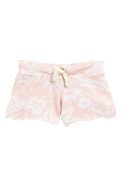 Play Six Kids' Burnout Fleece Shorts In Crystal Pink