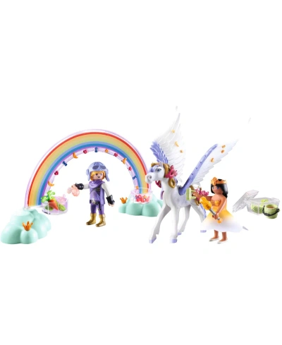 Playmobil Kids' Pegasus With Rainbow In Pink