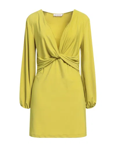 Please Short Dresses In Acid Green
