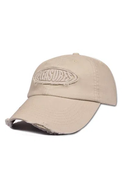 Pleasures Bubble Rip Baseball Cap In Neutral