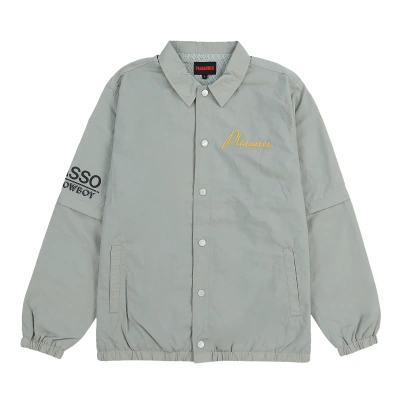 Pre-owned Pleasures Gypsy Coach Jacket 'matcha' In Green