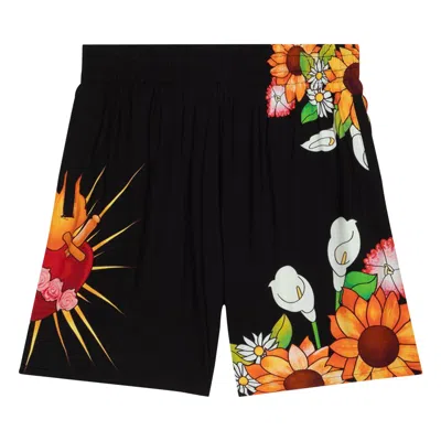 Pre-owned Pleasures Heart Shorts 'black'