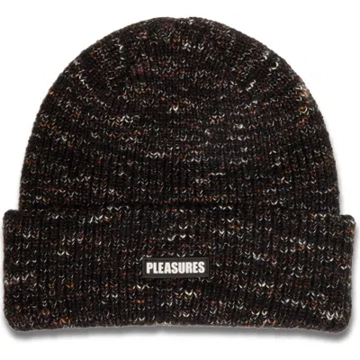Pleasures Impact Speckled Beanie In Black