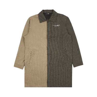 Pre-owned Pleasures Raid Long Jacket 'grey'