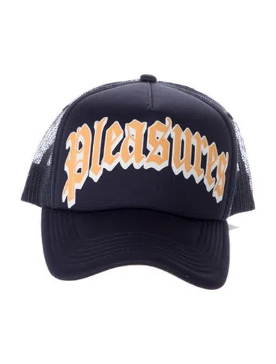 Pre-owned Pleasures Trucker Hat In Blue