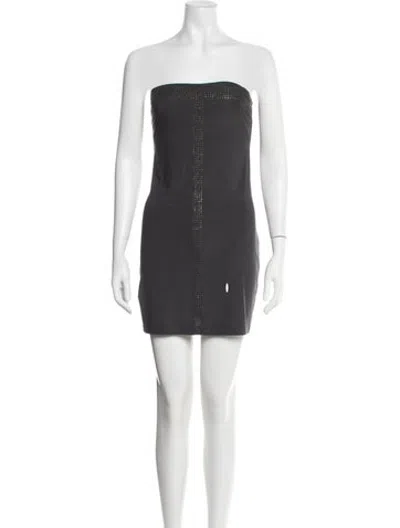 Pre-owned Plein Sud Vintage Knee-length Dress In Grey