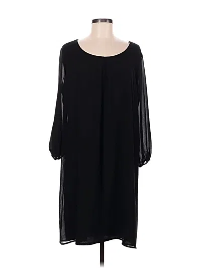 Pre-owned Pleione Casual Dress In Black